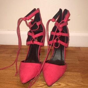 Pink heels